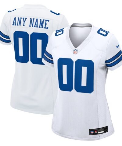 Dallas Cowboys Nike Women's Custom Game Jersey - White