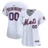 New York Mets Nike Women's Home Limited Custom Jersey - White