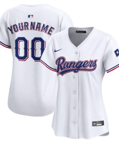 Texas Rangers Nike Women's Home Limited Custom Jersey - White