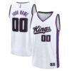Sacramento Kings Fanatics Youth Fast Break Custom Replica Jersey - White  - Association Edition