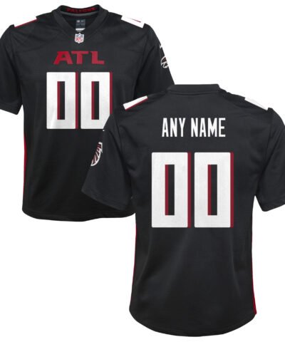 Atlanta Falcons Nike Youth Custom Game Jersey - Black