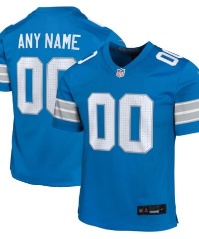 Detroit Lions Nike Youth Custom Game Jersey - Blue