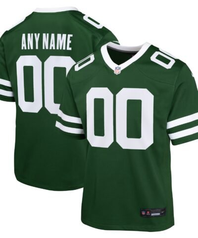 New York Jets Nike Youth Custom Game Jersey -  Legacy Green