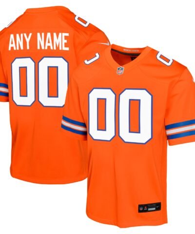 Denver Broncos Nike Youth Mile High Collection 1977 Throwback Custom Game Jersey - Orange