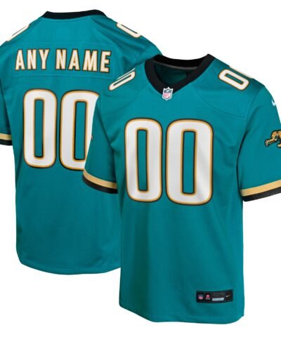 Jacksonville Jaguars Nike Youth Prowler Throwback Custom Game Jersey - Teal