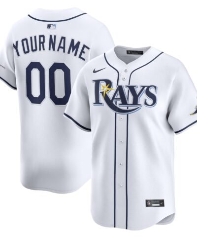 Tampa Bay Rays Nike Youth Home Limited Custom Jersey - White