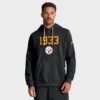 Pittsburgh Steelers Nike 1933 Sideline Performance Pullover Hoodie - Black