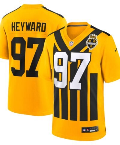Cameron Heyward Pittsburgh Steelers Nike Alternate 1933 Throwback Game Jersey - Gold