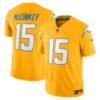 Ladd McConkey Los Angeles Chargers Nike Alternate Charger Power Vapor F.U.S.E. Limited Jersey - Gold