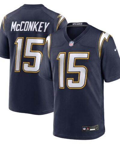 Ladd McConkey Los Angeles Chargers Nike Alternate Super Chargers Game Player Jersey - Navy
