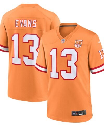 Mike Evans  Tampa Bay Buccaneers Nike 50th Season Game Jersey - Creamsicle