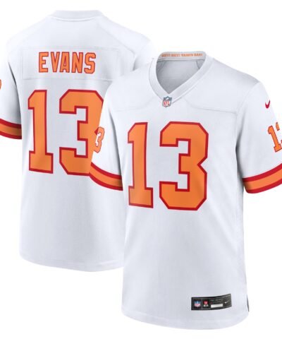 Mike Evans '76 Tampa Bay Buccaneers Nike  Game Jersey - White