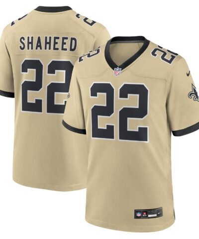 Rashid Shaheed New Orleans Saints Nike Gameday Golds Alternate Game Player Jersey - Gold