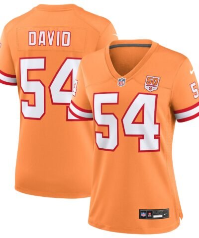 Lavonte David  Tampa Bay Buccaneers Nike Women's 50th Season Game Jersey - Creamsicle