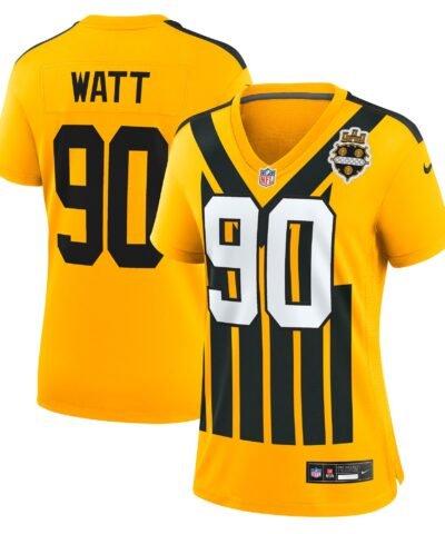 T.J. Watt Pittsburgh Steelers Nike Women's Alternate 1933 Throwback Game Jersey - Gold