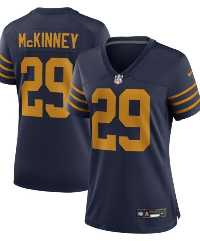 Xavier McKinney Green Bay Packers Nike Women's The 1923 Classic Game Jersey - Navy