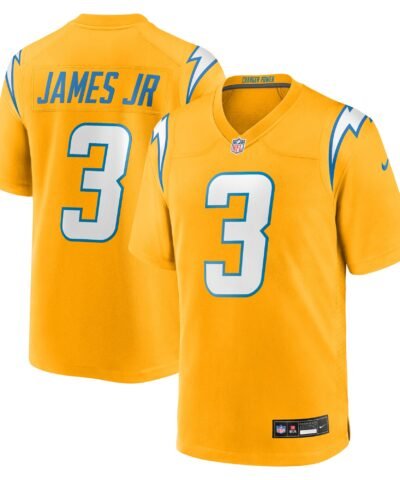 Derwin James Jr. Los Angeles Chargers Nike Youth Alternate Charger Power Game Player Jersey - Gold