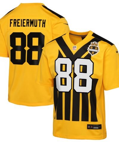 Pat Freiermuth Pittsburgh Steelers Nike Youth Alternate 1933 Throwback Game Jersey - Gold