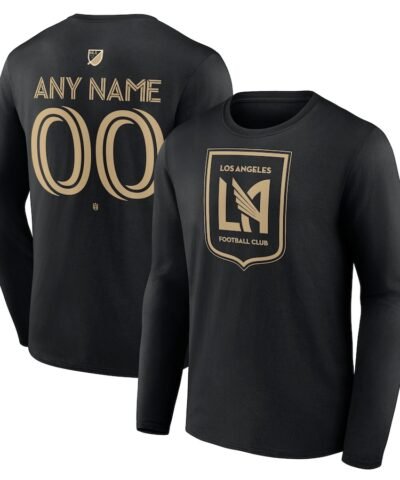 LAFC Custom Team Authentic Long Sleeve T-Shirt - Black