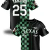 Texas Rangers Demon Slayer Tanjiro 2025 Jersey Giveaway
