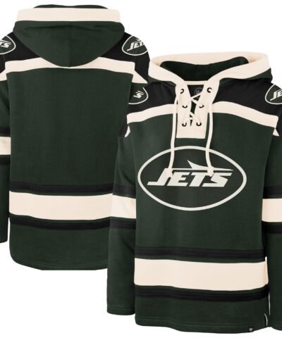 New York Jets '47 Men's Superior Lacer Hoodie - Dark Green