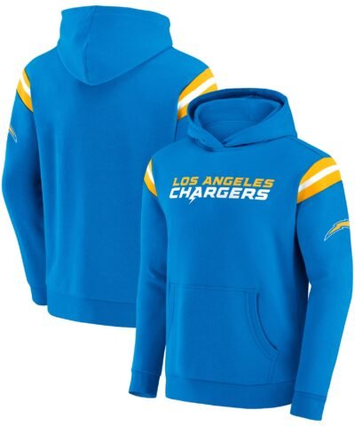 Los Angeles Chargers Darius Rucker Collection by Fanatics Football Washed Pullover Hoodie - Powder Blue
