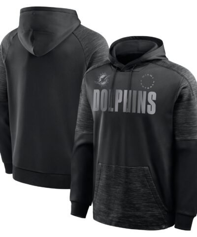 Miami Dolphins Fanatics Chip Shot Pullover Hoodie - Black