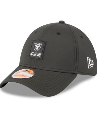 Las Vegas Raiders New Era 2025 Sideline 39THIRTY Flex Hat - Black
