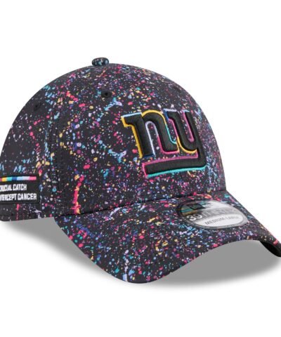 New York Giants New Era 2025 NFL Crucial Catch 39THIRTY Flex Hat - Black