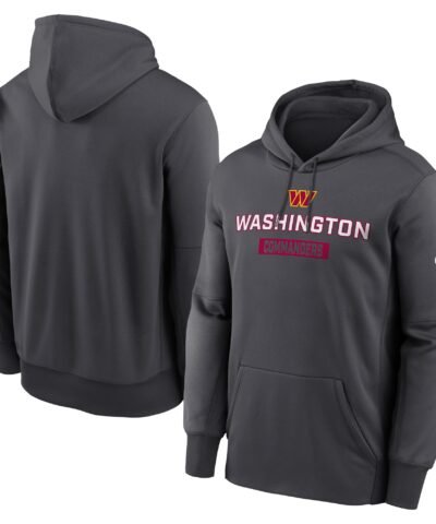 Washington Commanders Nike Toss Sweep Performance Pullover Hoodie - Anthracite