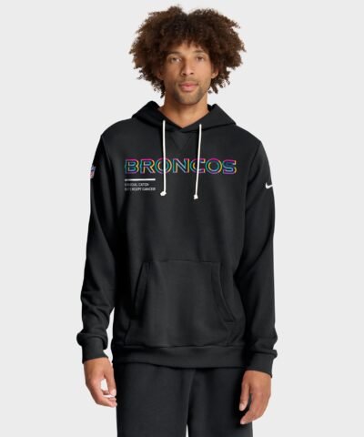 Denver Broncos Nike 2025 NFL Crucial Catch Sideline Standard Issue Dri-FIT Hoodie - Black