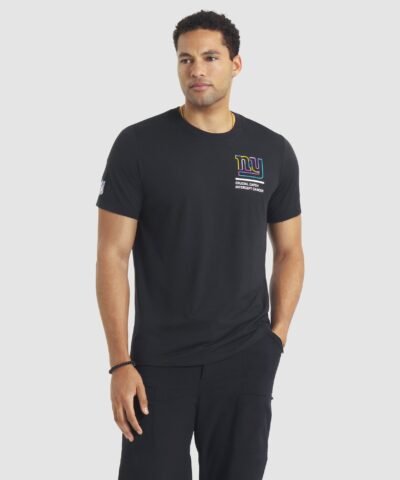 New York Giants Nike 2025 NFL Crucial Catch Tri-Blend Dri-FIT T-Shirt - Black