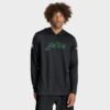 New York Jets Nike Sideline Pure Fury Performance Long Sleeve Hoodie T-Shirt - Black