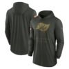 Tampa Bay Buccaneers Nike 2025 Salute to Service Sideline Dri-FIT Lightweight Hooded Pullover - Forest Green