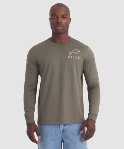 Buffalo Bills Nike 2025 Salute to Service Sideline Long Sleeve T-Shirt - Olive