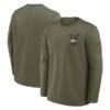 Kansas City Chiefs Nike 2025 Salute to Service Sideline Coaches Therma-FIT Long Sleeve Shirt - Olive