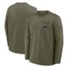 Los Angeles Chargers Nike 2025 Salute to Service Sideline Coaches Therma-FIT Long Sleeve Shirt - Olive