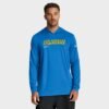 Los Angeles Chargers Nike Sideline Pure Fury Performance Long Sleeve Hoodie T-Shirt - Powder Blue
