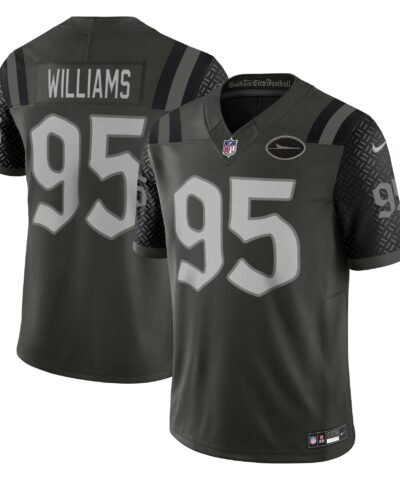 Quinnen Williams New York Jets Nike 2025 Rivalries Collection Limited Jersey - Gotham Green