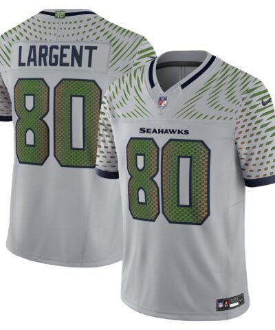 Steve Largent Seattle Seahawks Nike 2025 Rivalries Collection Retired Player Limited Jersey - Wolf Gray