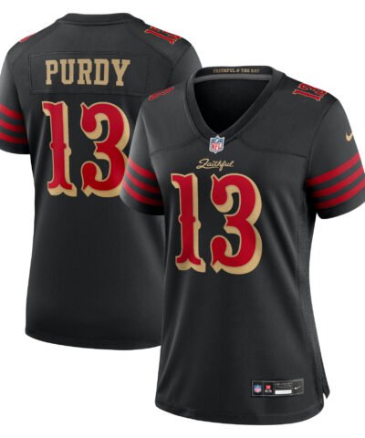 Brock Purdy San Francisco 49ers Nike Women's 2025 Rivalries Collection Game Jersey - Black