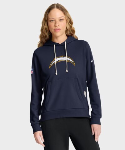 Los Angeles Chargers Nike Women's  Sideline Standard Issue Dri-FIT Hoodie - Navy