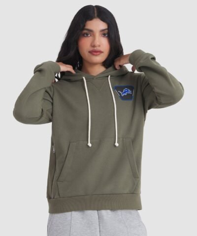 Detroit Lions Nike Women's 2025 Salute to Service Sideline Standard Issue Dri-FIT Hoodie - Olive