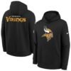 Minnesota Vikings Nike Youth Sideline Club Fleece Hoodie - Black