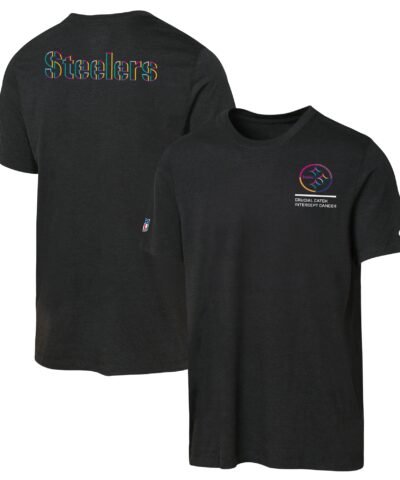 Pittsburgh Steelers Nike Youth 2025 NFL Crucial Catch Tri-Blend Dri-FIT T-Shirt - Black