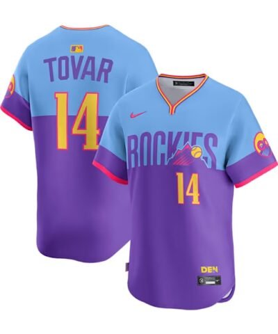 Ezequiel Tovar Nike Colorado Rockies Mens Purple City Connect Limited Baseball Jersey