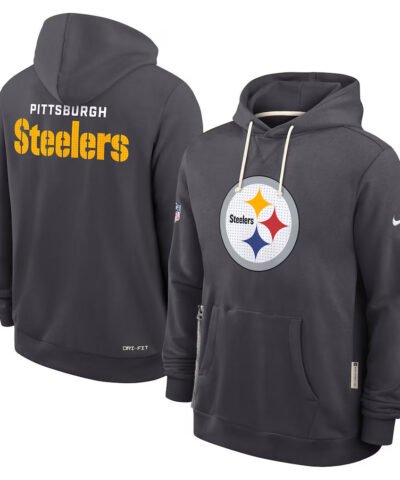 Pittsburgh Steelers Initial Home Sideline Men's Nike Dri-FIT NFL Pullover Hoodie