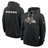 Baltimore Ravens Initial Home Sideline Men's Nike Dri-FIT NFL Pullover Hoodie