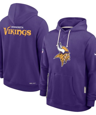 Men's Nike Purple Minnesota Vikings Primetime Club Logo Hoodie