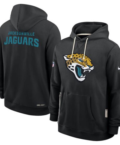 Jacksonville Jaguars Initial Home Sideline Men's Nike Dri-FIT NFL Pullover Hoodie (Copy)